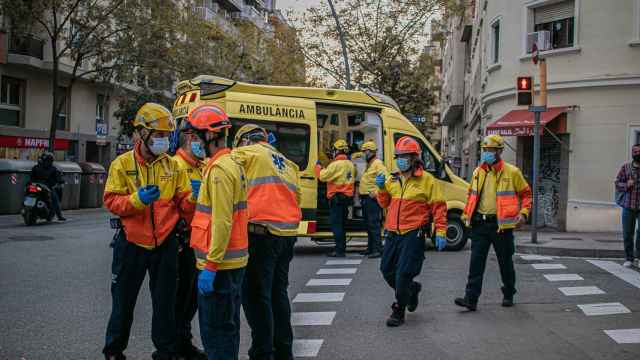 Profesionales del Sistema d'Emergències Mèdiques en Badalona / SEM