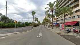 Confluencia de calles de Sant Martí donde ha fallecido un motorista de 47 años / GOOGLE MAPS