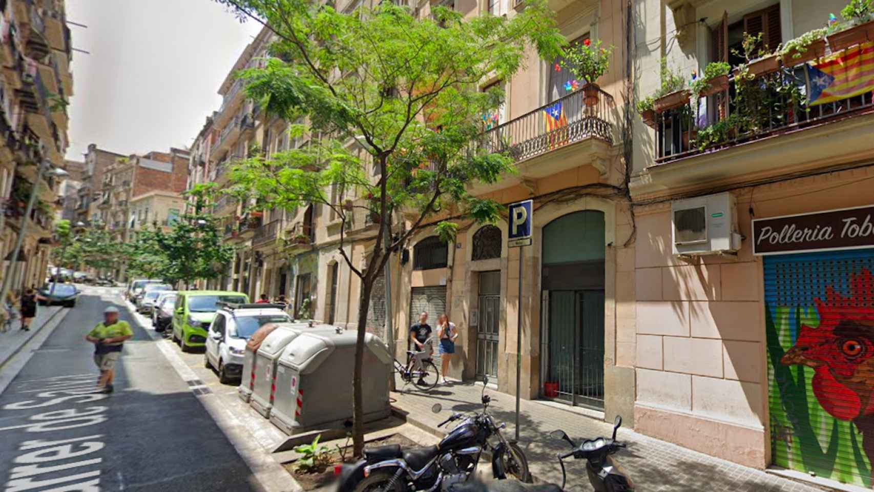 Calle de Barcelona en la que un hombre ha intentado matar a una mujer de 70 años / GOOGLE MAPS