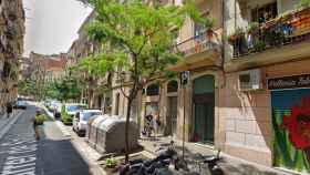 Calle de Barcelona en la que un hombre ha intentado matar a una mujer de 70 años / GOOGLE MAPS
