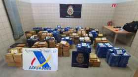 Los 1.500 kilos de cocaína incautados en el puerto de Barcelona en el interior de un contenedor / MINISTERIO DE HACIENDA