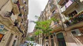 Calle del barrio del Poble-sec de Barcelona donde se produjo el intento de fratricidio / GOOGLE MAPS