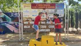 Las ganadoras del medio maratón / AYUNTAMIENTO DE VILADECANS