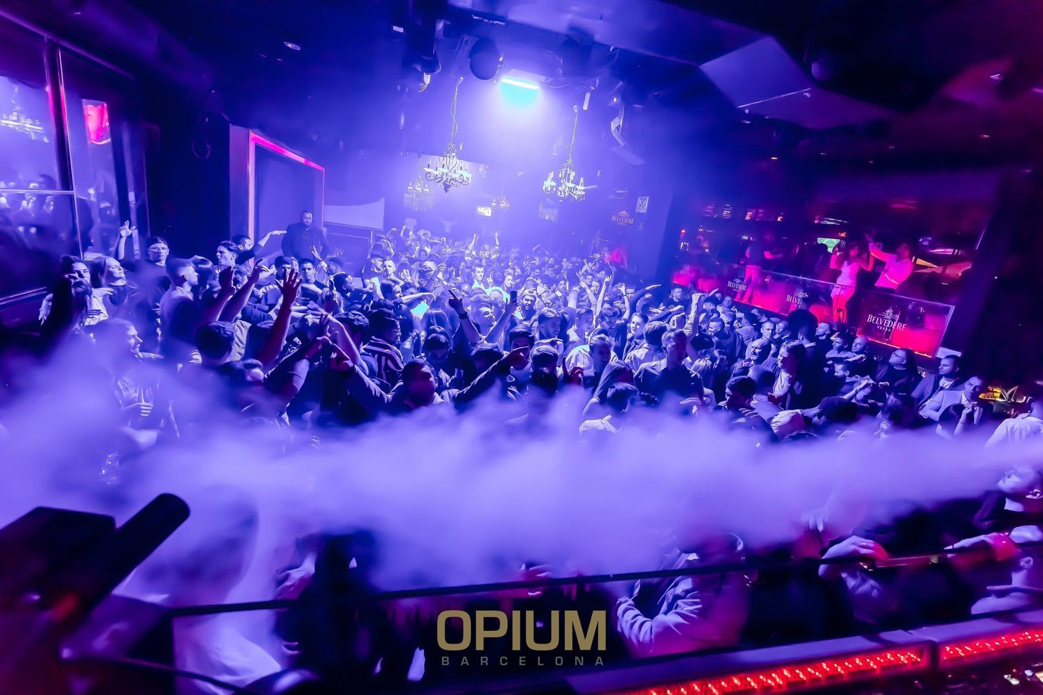 Interior de la discoteca Opium de Barcelona