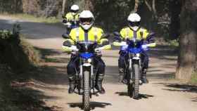 Agentes de la Guardia Urbana de Barcelona en motocicletas de montaña / AYUNTAMIENTO DE BARCELONA