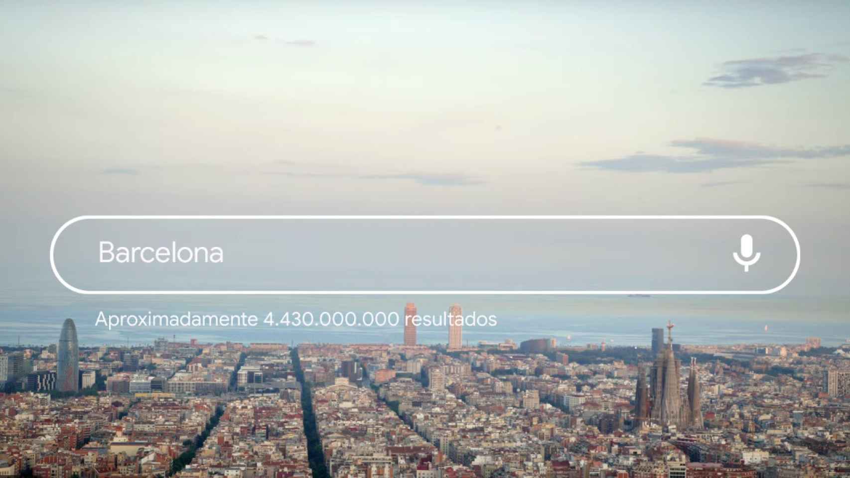 Captura de pantalla del emocionante anuncio de Google por su llegada Barcelona / GOOGLE
