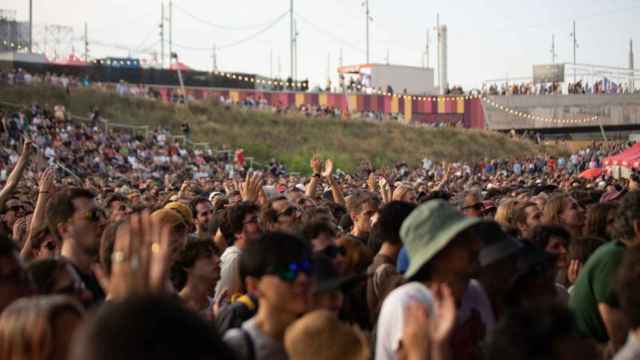 Asistentes al Primavera Sound, en el Parc del Fòrum / DAVID ZORRAKINO / EUROPA PRESS