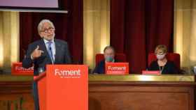 El presidente de Foment del Treball, Josep Sánchez Llibre, critica al Govern por echarse atrás con la ampliación de El Prat / CEDIDA