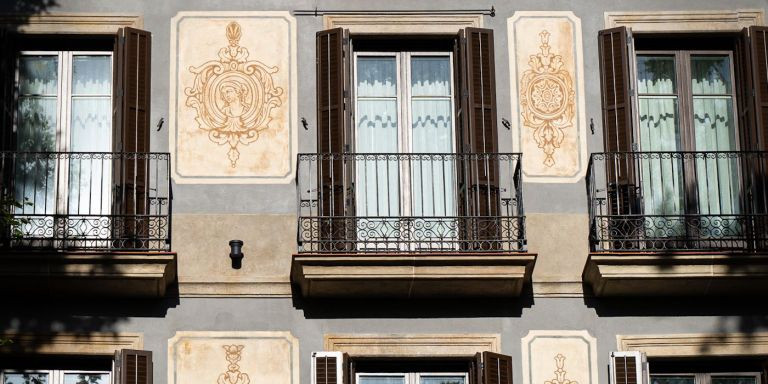 Balcones del hotel Antiga Casa Buenavista / INMA SANTOS
