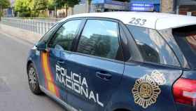 Un coche de la Policía Nacional en Barcelona