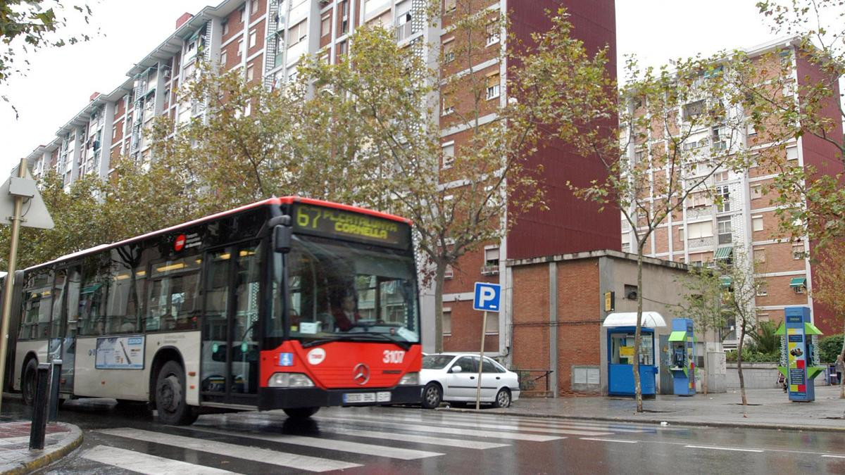 Un autobús de Cornellà de Llobregat