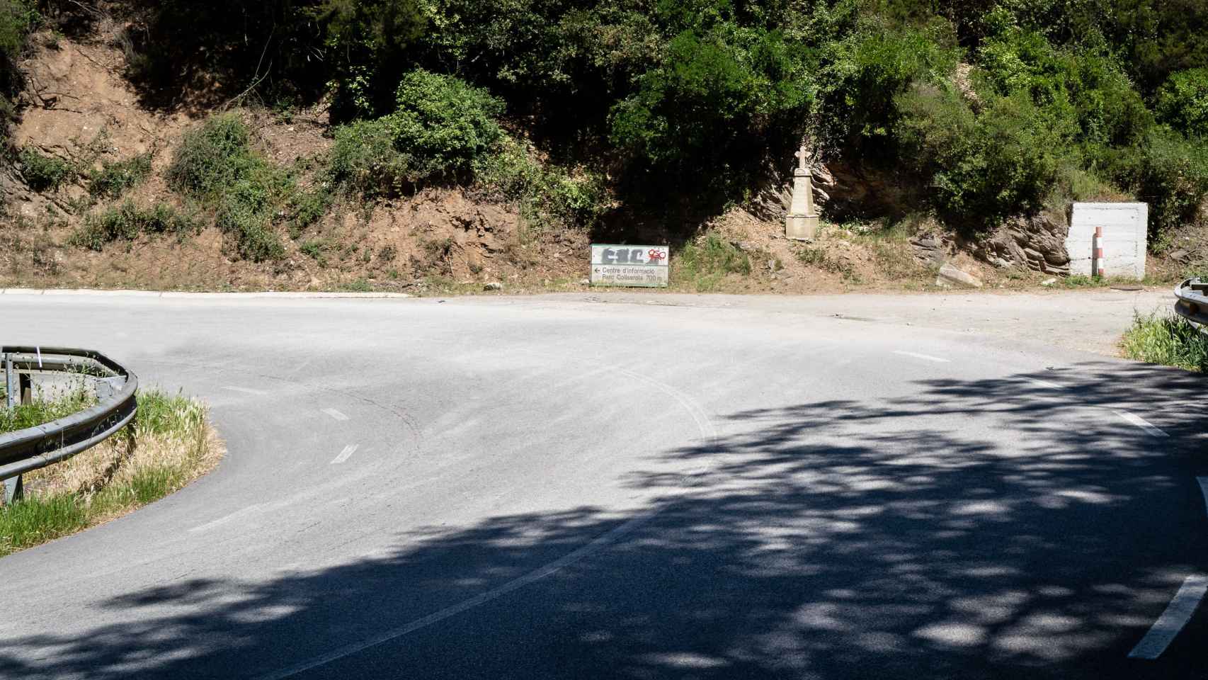 La Curva de las Monjas, en la carretera de va de Vallvidrera a Les Planes / INMA SANTOS