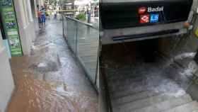 Fuga de agua en el metro de Barcelona / TMB