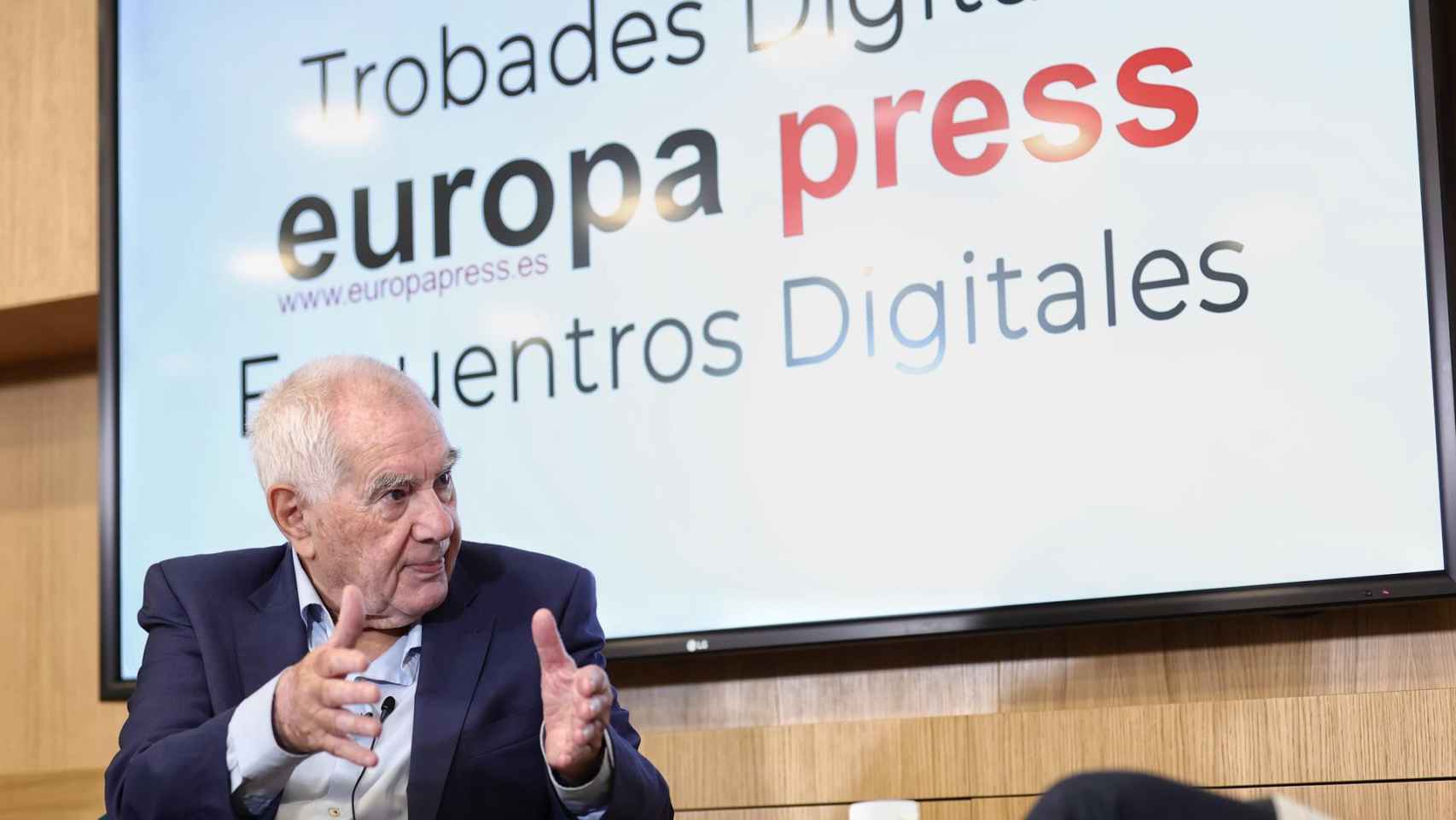 Ernest Maragall este miércoles en el encuentro con Europa Press / EUROPA PRESS