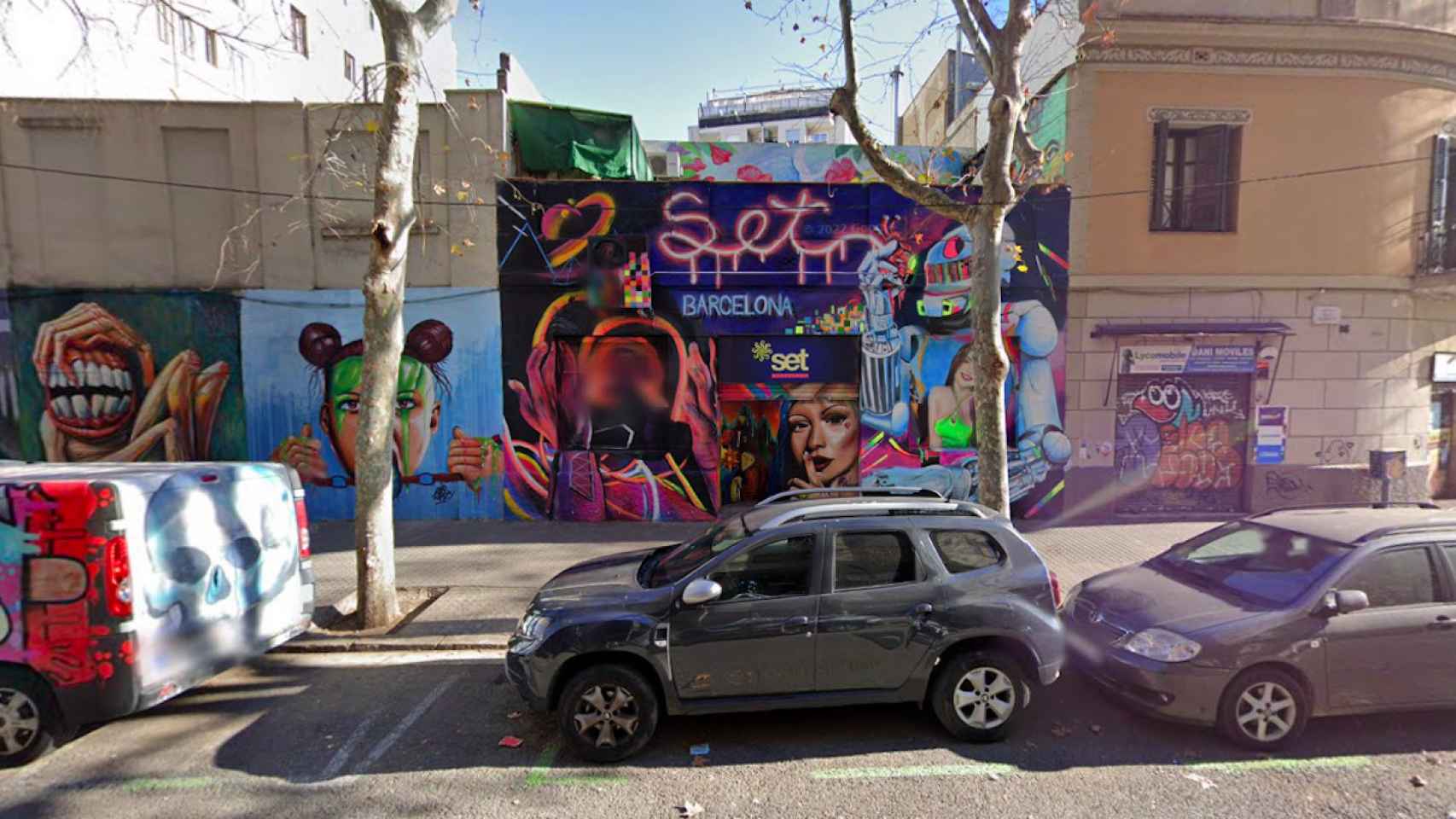 Vista general de la fachada de la discoteca 'afterhour' Set Barcelona del barrio del Clot / GOOGLE MAPS