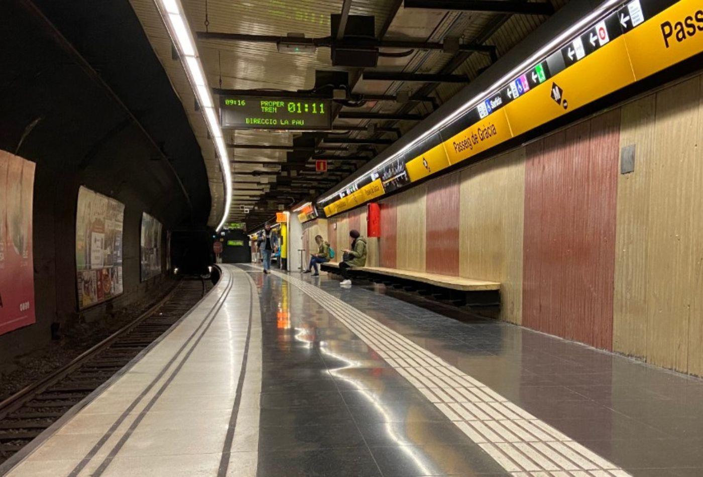 Estación de metro de la L4 en una imagen de archivo