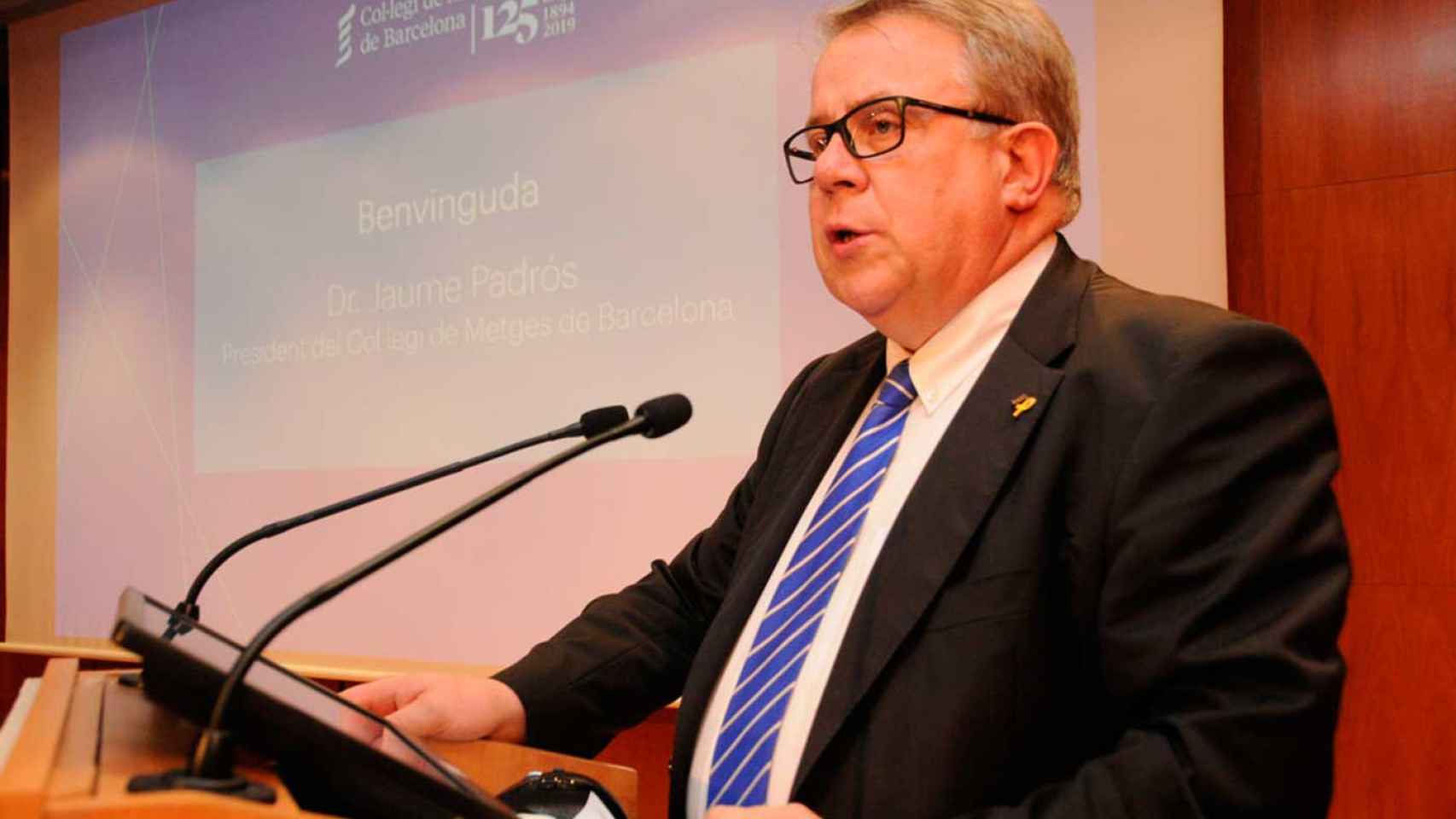 Jaume Padrós, presidente del Colegio de Médicos de Barcelona y ex diputado de CDC / COMB