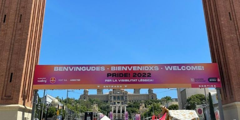 Celebración del Pride en la avenida de Maria Cristina / PRIDE