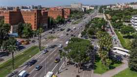 La avenida Diagonal, una de las entradas a Barcelona por la B-23, donde se licitan las obras del carril bus / ARCHIVO
