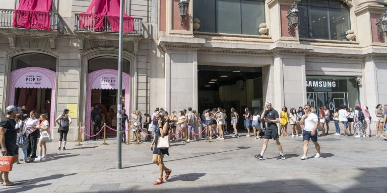 Inauguración del Pop Up Shein en el Portal del Ángel en Barcelona / LENA PRIETO (MA)