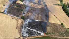 Incendio agrícola en Montcada i Reixac / EUROPA PRESS