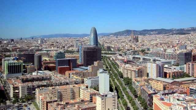 Vista aérea del 22@, el distrito tecnológico de Barcelona