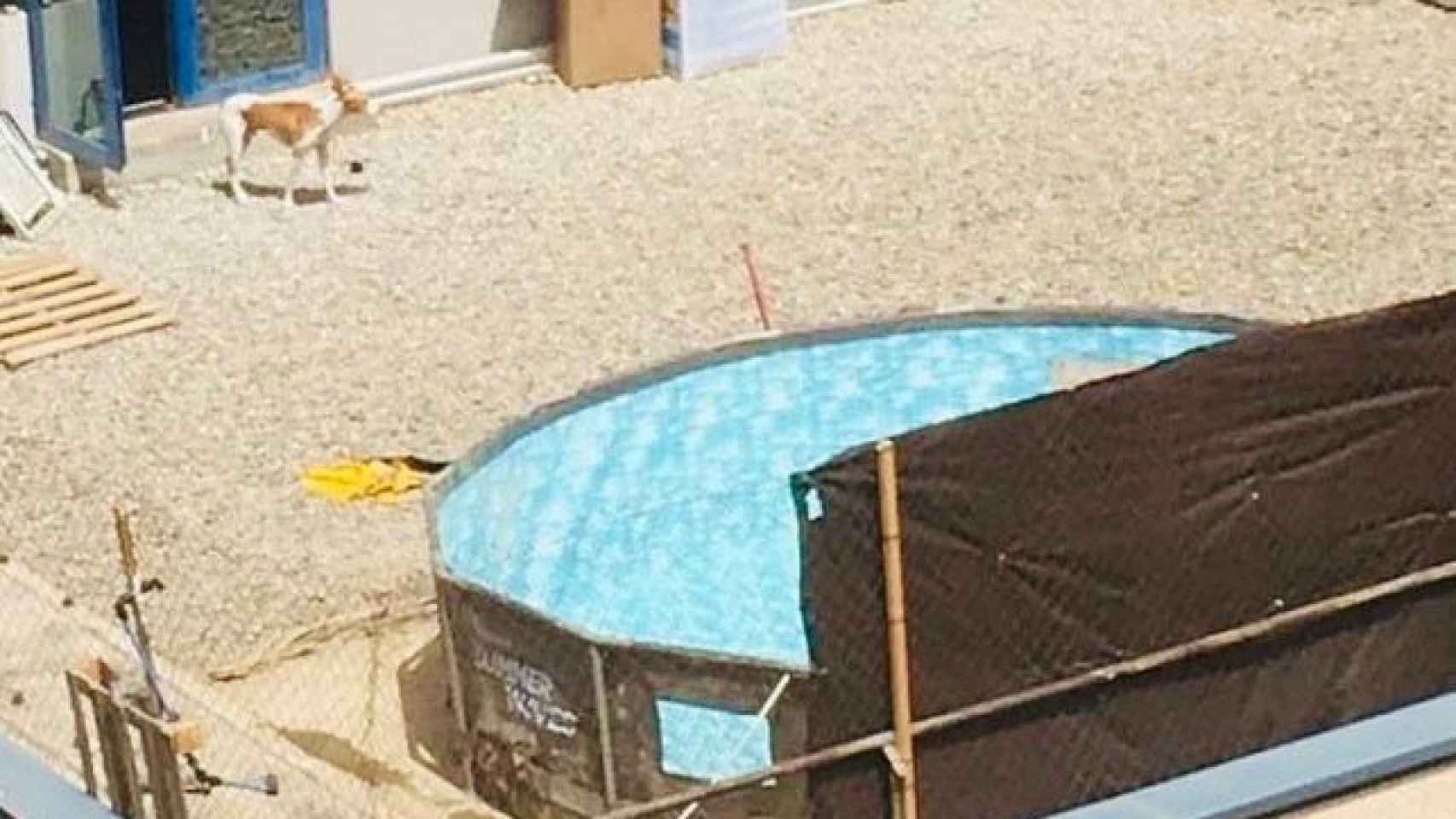 La piscina de los okupas en Badalona / CEDIDA