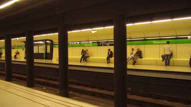 Estación de metro de Drassanes, en la L3