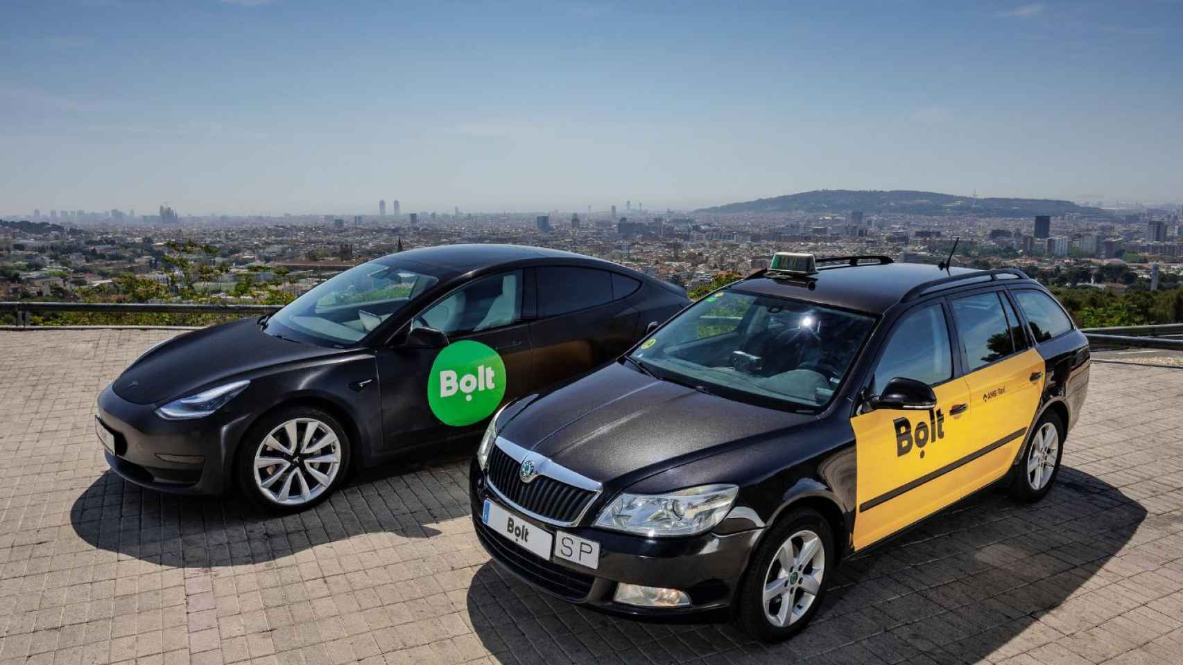 Vehículo de VTC y Taxi de Bolt en Barcelona / CEDIDA