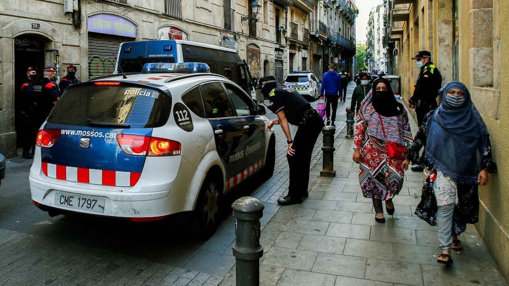 Un coche patrulla de los Mossos d'Esquadra. Se disparan las violaciones en la provincia de Barcelona / EFE