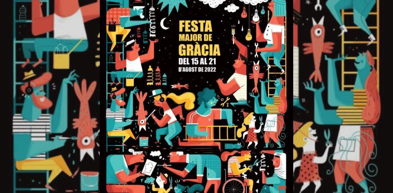 Cartel de las fiestas de Gràcia de 2022 / AJUNTAMENT