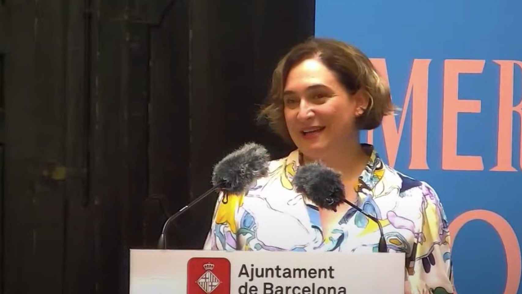 Ada Colau, criticada por Joaquim Roglan / AYUNTAMIENTO DE BARCELONA