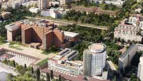 Vista aérea del Hospital Vall d'Hebron de Barcelona