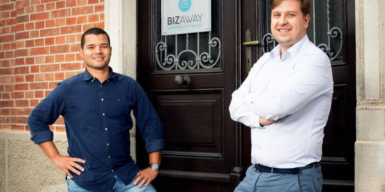 Luca Carlucci y Flavio del Bianco, cofundadors de BizAway / CEDIDA