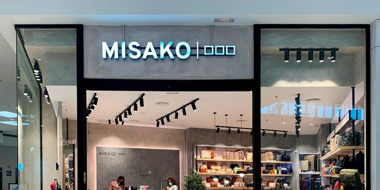 Exterior de un comercio de Misako, la marca fundada en Barcelona en 1998