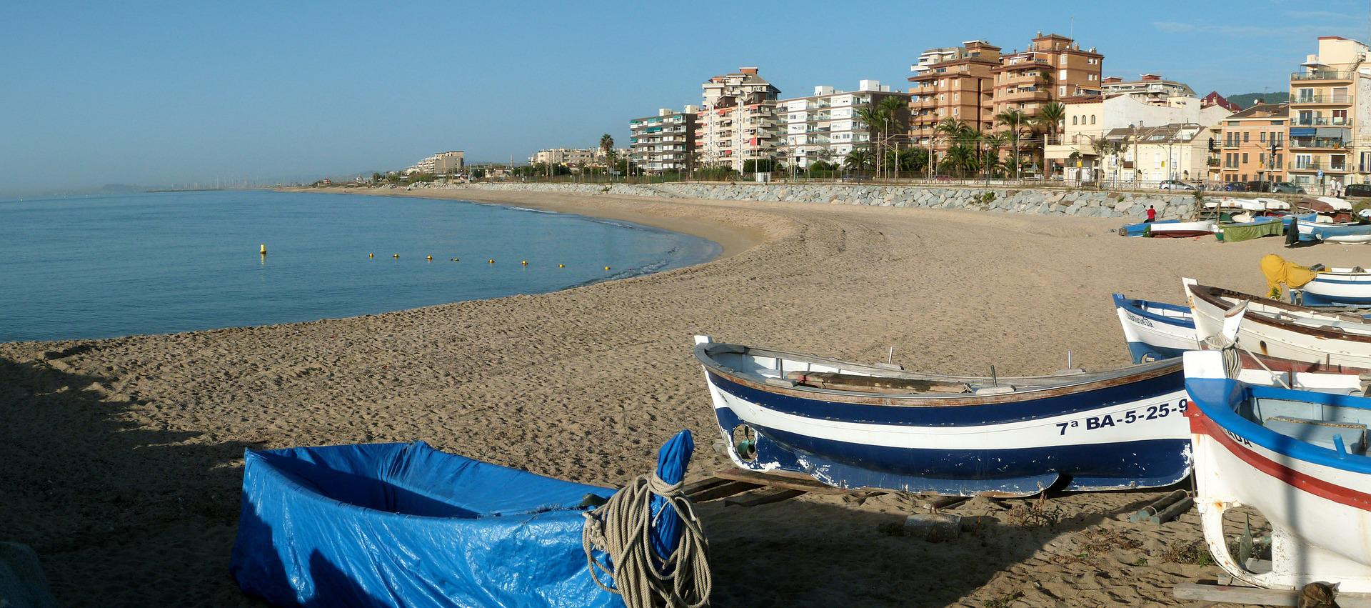 Imagen de una Playa de Vilassar de Mar, donde se celebró la yincana / ARCHIVO
