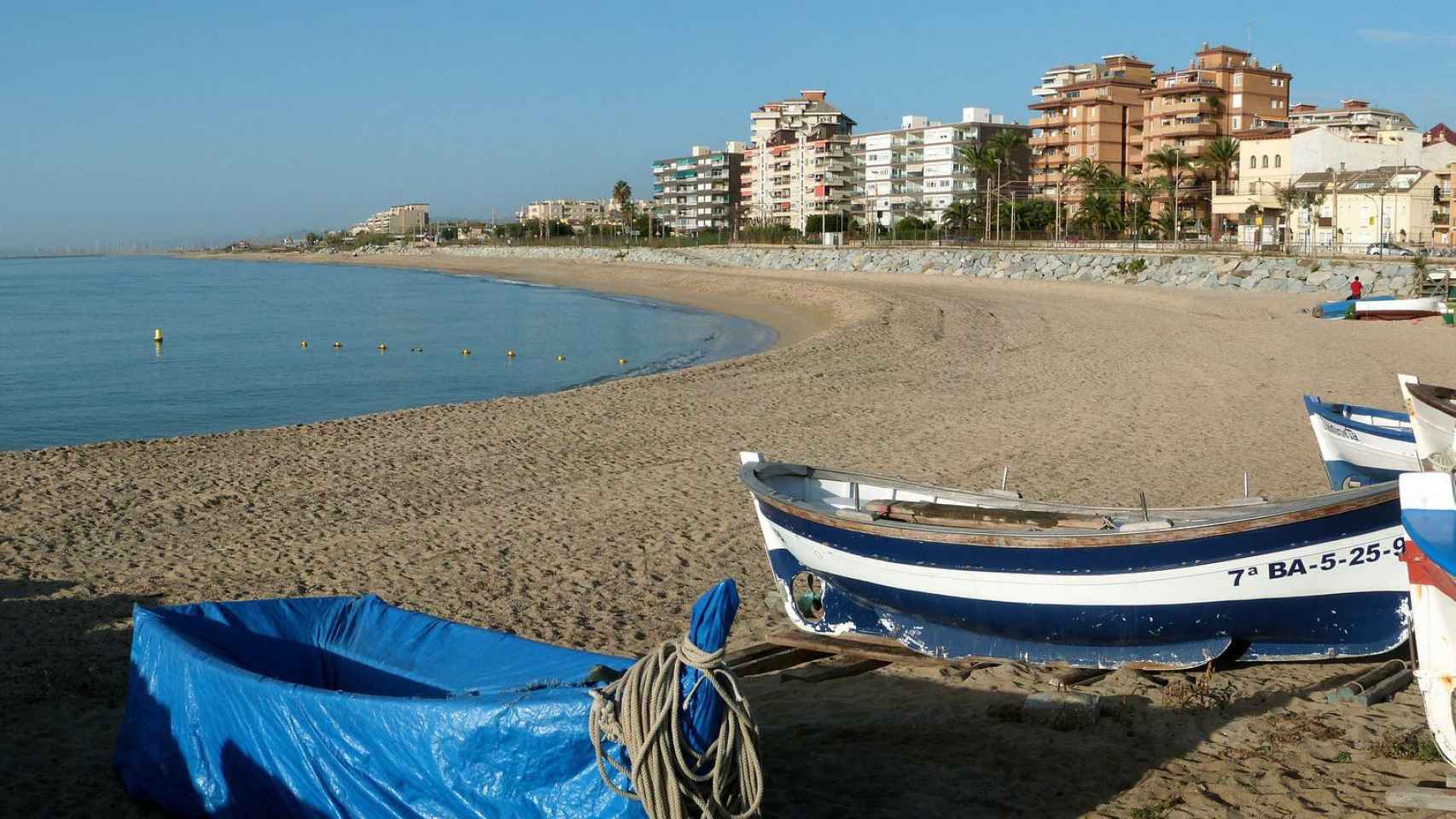 Imagen de una Playa de Vilassar de Mar, donde se celebró la yincana / ARCHIVO