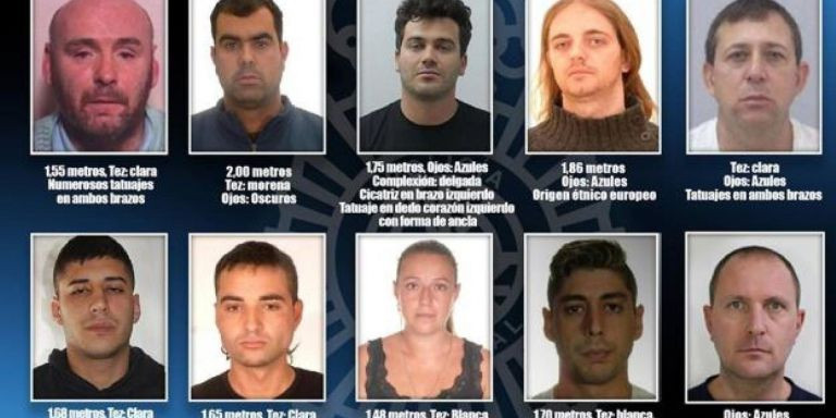 Los 10 delincuentes más buscados por la policía / POLICÍA NACIONAL
