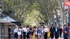 Homenaje en Las Ramblas a las víctimas de los atentados de Barcelona del 17A / EFE