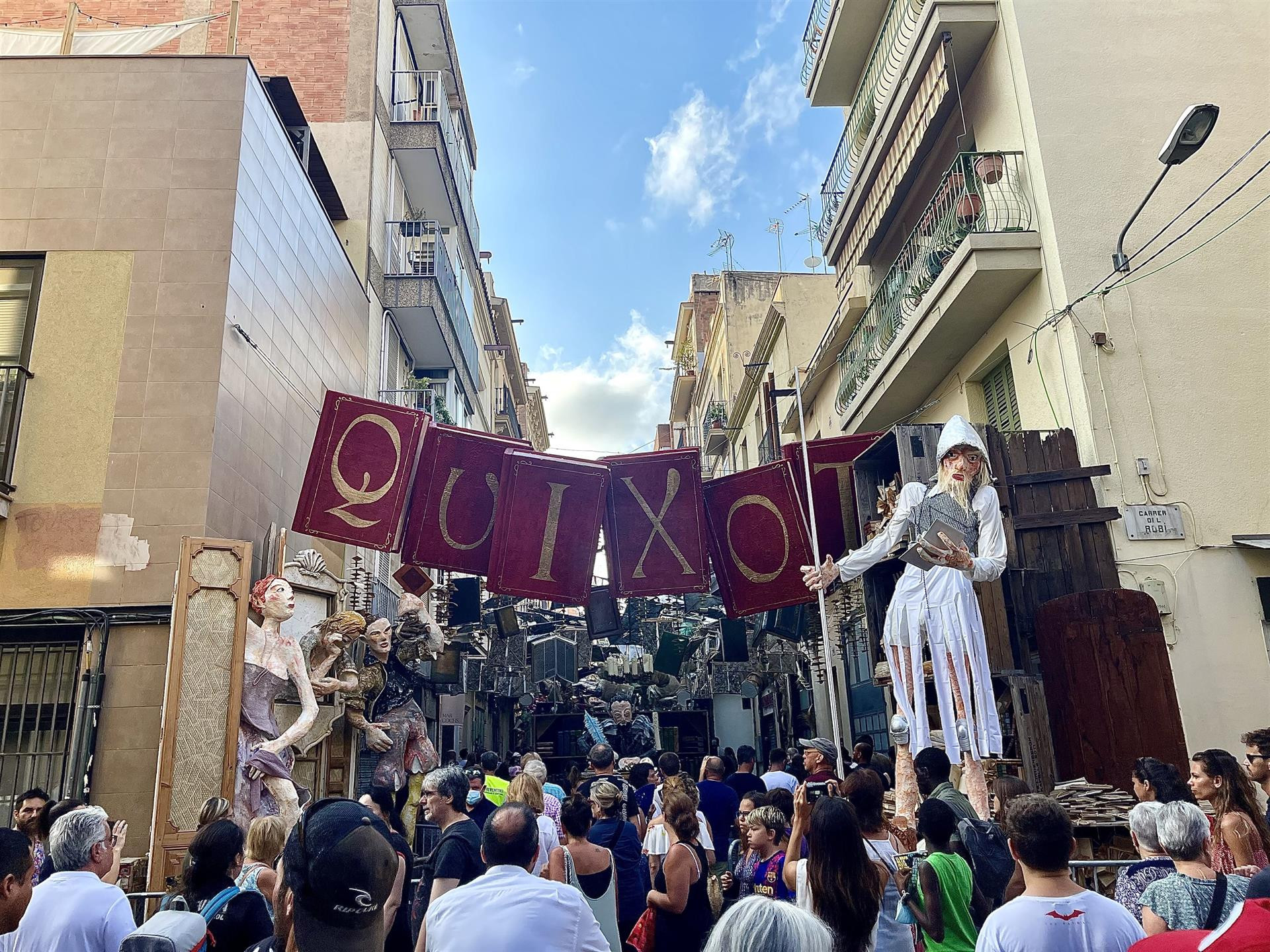La calle Verdi ganó el primer premio de las fiestas del barrio de Gràcia de Barcelona / EUROPA PRESS