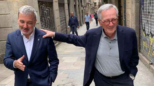 Jaume Collboni y Xavier Trias, en Barcelona / TWITTER JAUME COLLBONI