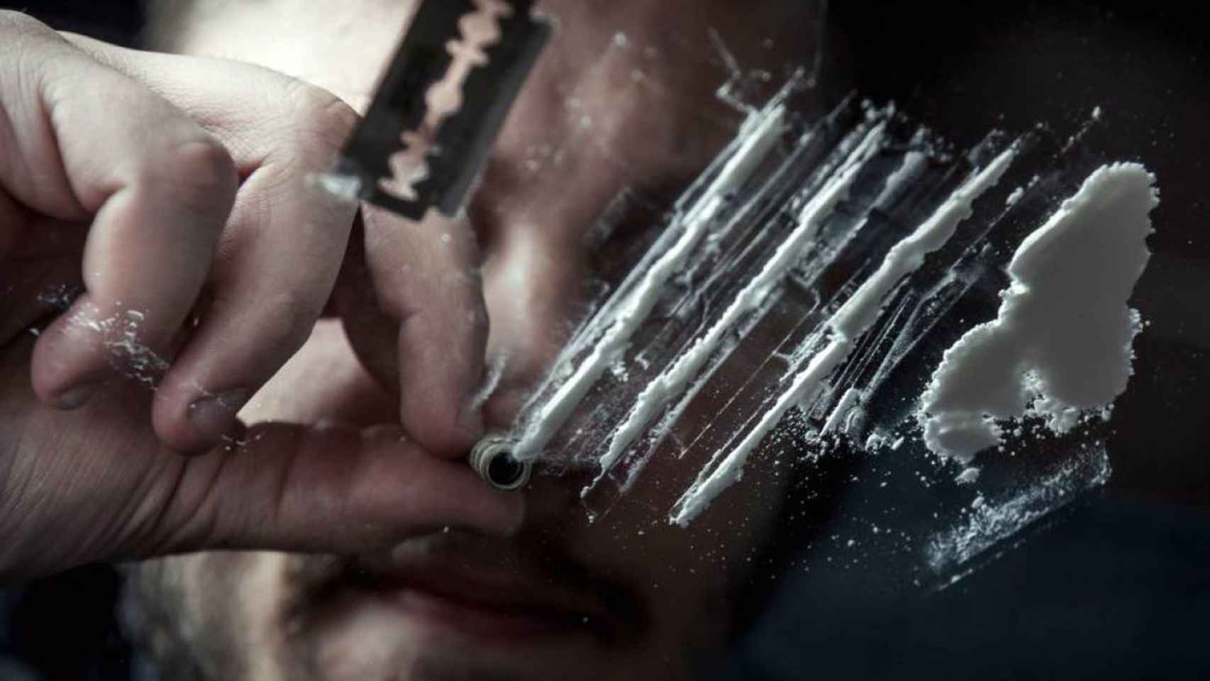 Un consumidor de cocaína en una imagen de archivo