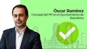 El concejal del PP en el Ayuntamiento de Barcelona, Óscar Ramírez