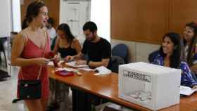 Votantes chilenos en Barcelona / EFE