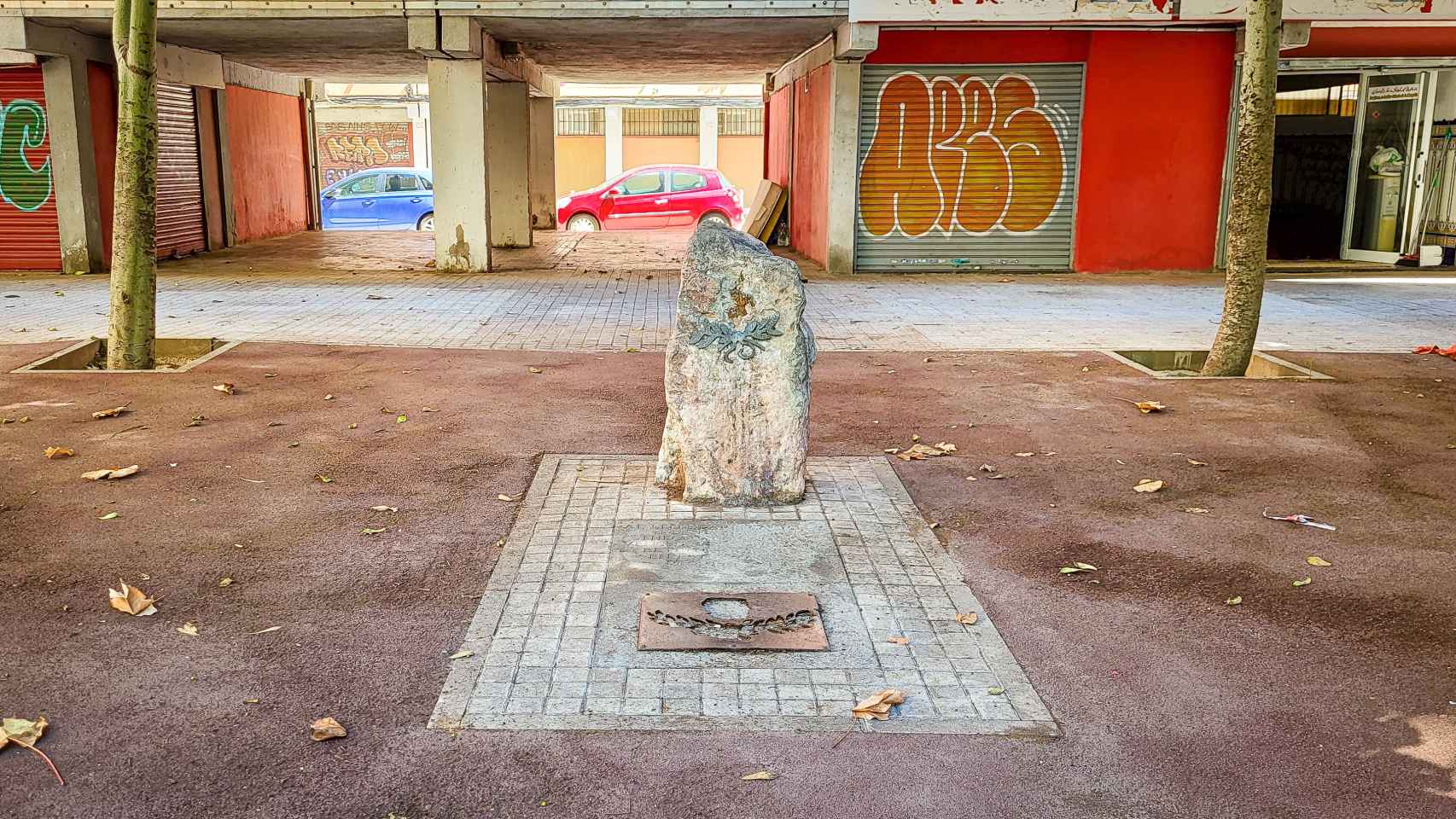 El monumento al caudillo layetano Theolongo Bacchio, que en realidad nunca existió / INMA SANTOS HERRERA