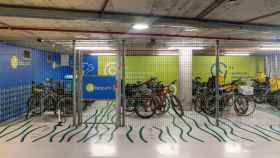 Un Bicipark en un aparcamiento subterráneo de B:SM / AYUNTAMIENTO DE BARCELONA