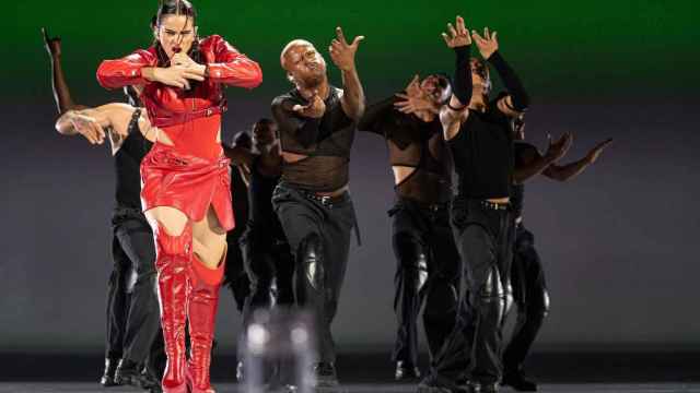 La artista Rosalía durante un concierto en el Palau Sant Jordi / EUROPA PRESS