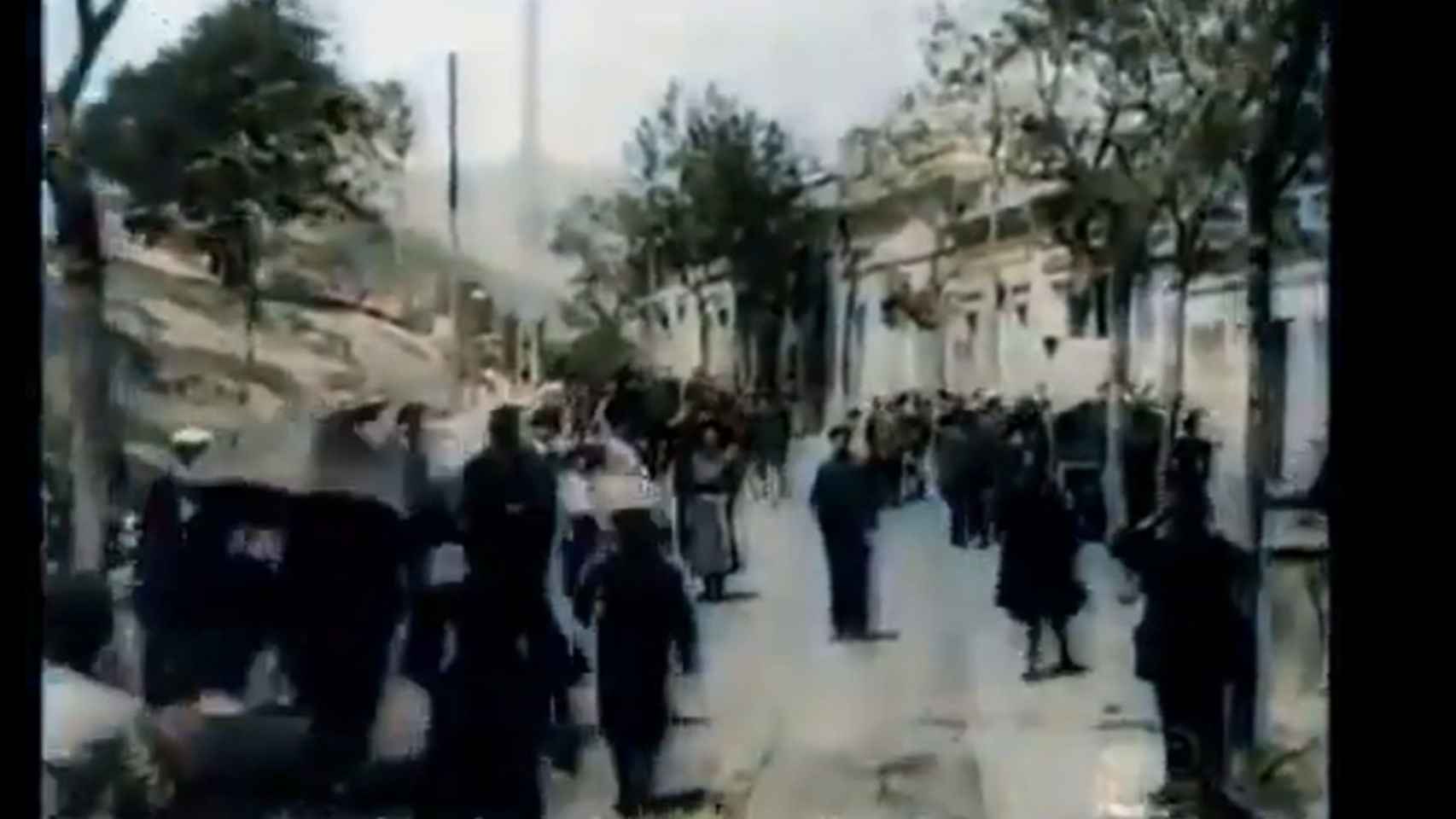 Vídeo de la Barcelona de 1908 vista desde el tranvía / TWITTER