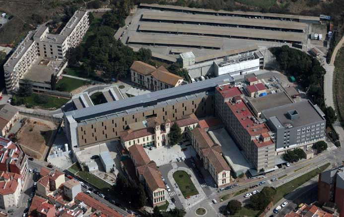 Vista aérea del Hospital de Granollers / HOSPITAL GENERAL DE GRANOLLERS