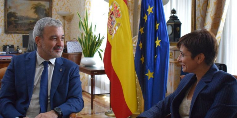 Jaume Collboni con la ministra de Política Territorial, Isabel Rodríguez / JAUME COLLBONI